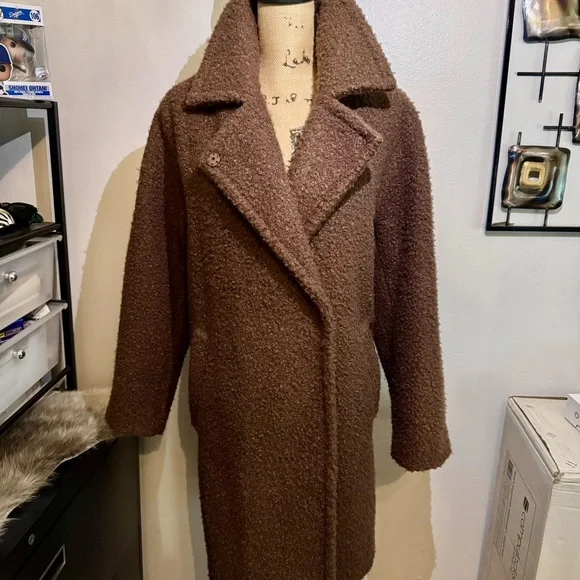 BCBGMaxAzria Chocolate Teddy Jacket - Picture 2 of 6